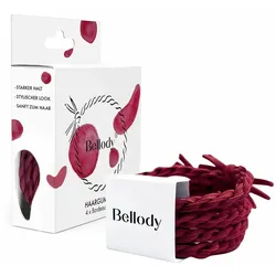 Bellody Original Haargummis Bordeaux Red 4 Stück
