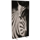 PAPERFLOW Trennwand easyScreen Black & White, 61259 bunt 94,0 x 173,4 cm