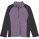 Color Kids Strickfleece-Pullover COLOR KIDS "Strickfleece-Pullover COFleece", Mädchen, Gr. 128, lila (violet tulle), Obermaterial: 100% Polyester PES., Pullover