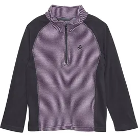 Color Kids Strickfleece-Pullover COLOR KIDS "Strickfleece-Pullover COFleece", Mädchen, Gr. 128, lila (violet tulle), Obermaterial: 100% Polyester PES., Pullover