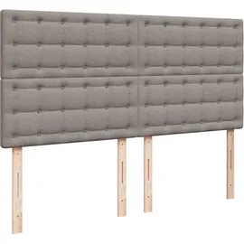 vidaXL Boxspringbett 180 x 200 cm Taupe