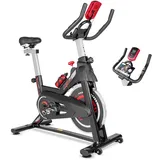 GOVITA Professionelles Heimtrainer, Spin-Bike, professionell, AeroBICO Home Trainer_Schwungrad, 16 kg, Fitnessrad, Training, Spinning-Fahrrad, AEROBICO Home Trainer, Fitnessrad