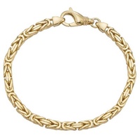 Firetti Armband »Schmuck Geschenk Silber 925 Armschmuck Armband Königskette«, gelb