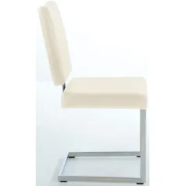 K+W Komfort & Wohnen Freischwinger () stabiles Hochkantgestell, in Leder oder Microfaser