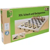 Vedes Natural Games XXL Schach und Backgammon