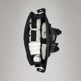 Rains Trail Rolltop Rucksack Schwarz