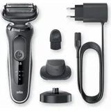 Braun 50-W4200cs Personal Care Series 5 Nass- und Trockenrasierer (schwarz/weiß) - Schwarz