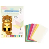 10 Blatt Transparentpapier / DIN A4 / 10 Farben