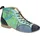 THINK! Damen GUAD2 chromfrei gegerbte nachhaltige Stiefelette, GREEN/KOMBI 9110