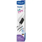 Pelikan Twist Calligraphy Schönschreibfüller, Kalligraphie, 1,5 mm-Feder, weiss