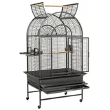 Montana Cages Vogelkäfig New Jersey - Antik, ca. 94 x 72 x 160 cm grau