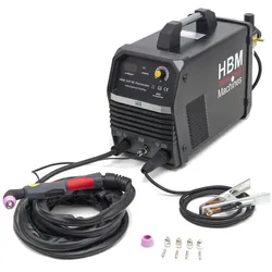 HBM CUT 60 Plasmaschneider mit Digitalanzeige und IGBT-Technologie - 400 Volt Schwarz