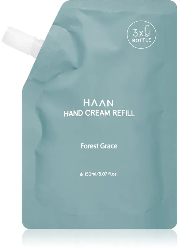 HAAN Hand Care Forest Grace schnell einziehende Handcreme mit Präbiotika Ersatzfüllung Forest Grace 150 ml