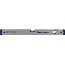 PROMAT Wasserwaage 40 cm Aluminium silber Spiegellibelle PROMAT