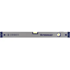PROMAT Wasserwaage 40 cm Aluminium silber Spiegellibelle PROMAT