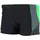 Aquarti Kurze Badehose Schwarz/Graphit/Grün 140
