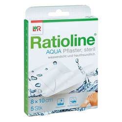 Ratioline aqua Duschpflaster Plus 8x10 cm steril
