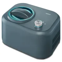 Medion Eismaschine mit Kompressor (selbstkühlend, geeignet für die Zubereitung von Eiscreme, Frozen Yoghurt & Sorbet, 1 L, 1 bowls, Blue, 60 min, Aluminium