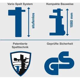 SCHEPPACH Holzspalter Compact 8t 230 V