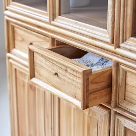 Tikamoon Doppelgeschirrschrank aus Mindiholz 120 cm Alex