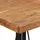 vidaXL Bartisch 55 x 55 x 107 cm Braun