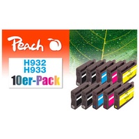 Peach kompatibel zu HP 932 4x schwarz + 933 2x CMY (CR313FN)