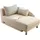 Jockenhöfer Chaiselongue mit Bettfunktion, und Bettkasten (149x80x90cm)
