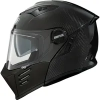 Simpson Darksome Carbon Klapphelm, - Matt-Schwarz / L