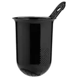 Helios Teesieb, Kunststoff, für Weithalskannen schwarz