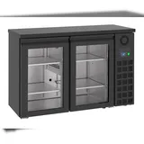 CombiSteel Barkühler Schwarz 2 Glastüren