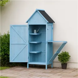 Hti-Living HTI-Living, Gartenhaus + Gartenschrank, Praktischer Gartenschrank mit Ablage Stauraum für alle Gartengeräte