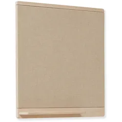 Form & Refine - Rim Pinwand, 75 x 75 cm, Eiche weiß pigmentiert