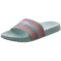 KangaROOS K Shine Slides, Mint/Rainbow, 30 EU - 30 EU