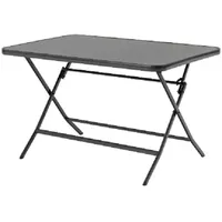 Gardissimo Garda Klapptisch 120 x 80 x 72 cm Anthrazit