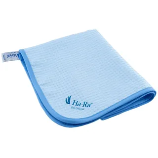 Ha-Ra Hammer-Tuch blau 67x50cm I Microfaser Putztuch saugstark I Trocknet streifenfrei I Feucht & Trocken anwendbar I Für Fenster & Spiegel geeignet I in Küche und Bad einsetzbar