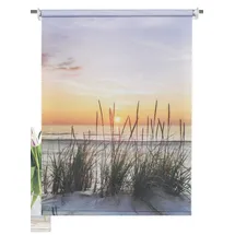 HOME WOHNIDEEN Raffrollo EVENING 45 x 150 cm beige