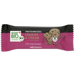 enerBiO Bio Cookie & Cream Proteinriegel 18 Riegel