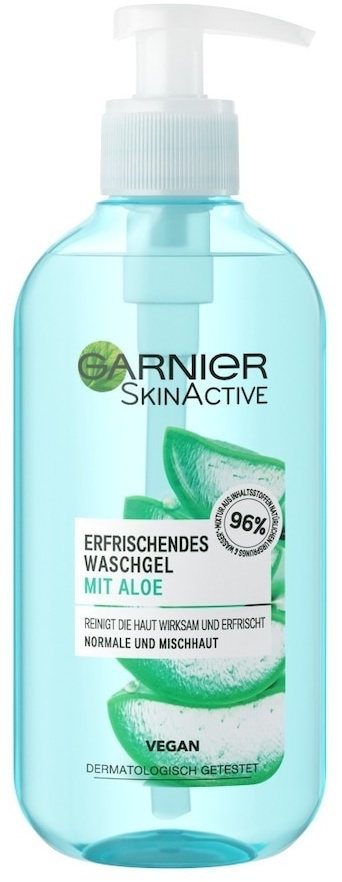 Garnier Skin Active Waschgel Aloe Extrakt Reinigungsgel 200 ml