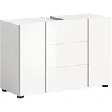 WELLTIME Waschbeckenunterschrank BIEL 82 x 34 x 56 cm Weiß