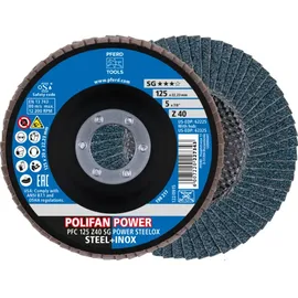 Pferd POLIFAN Fächerscheibe 125 mm Z40 10 Stück