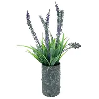 NTK-Collection Kunstblume Lavendel in Vase Leilani