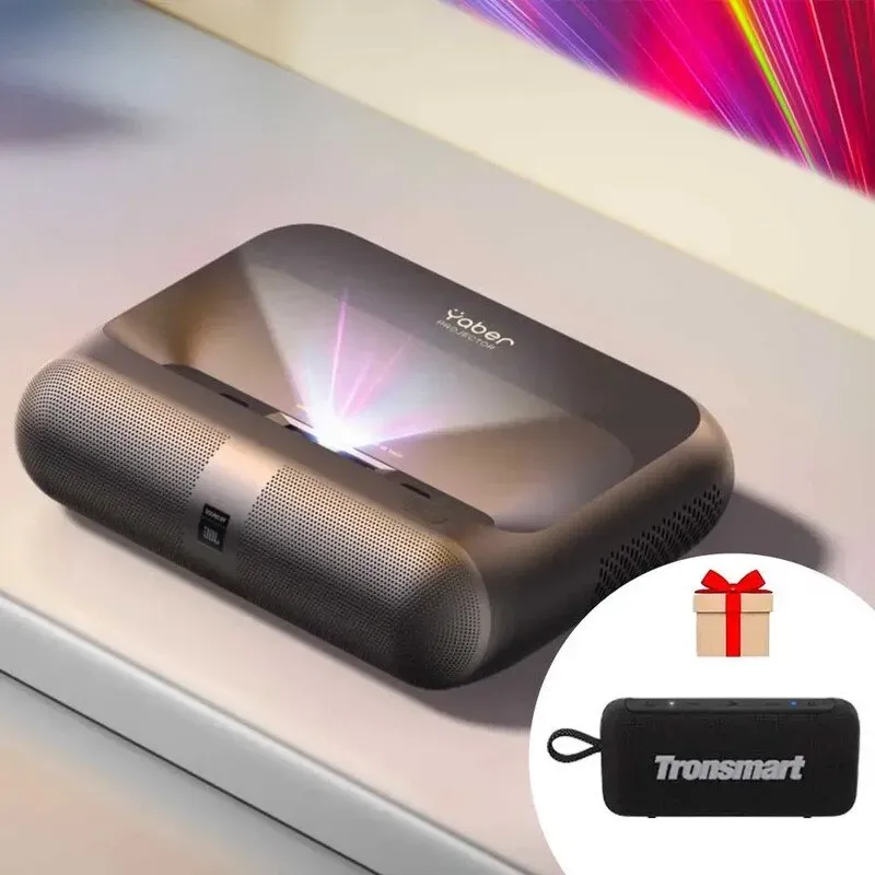 Audio- und Video-Set – Kaufen Sie den Yaber K300S Projektor und erhalten Sie den Tronsmart tragbaren Party-Lautsprecher als Geschenk