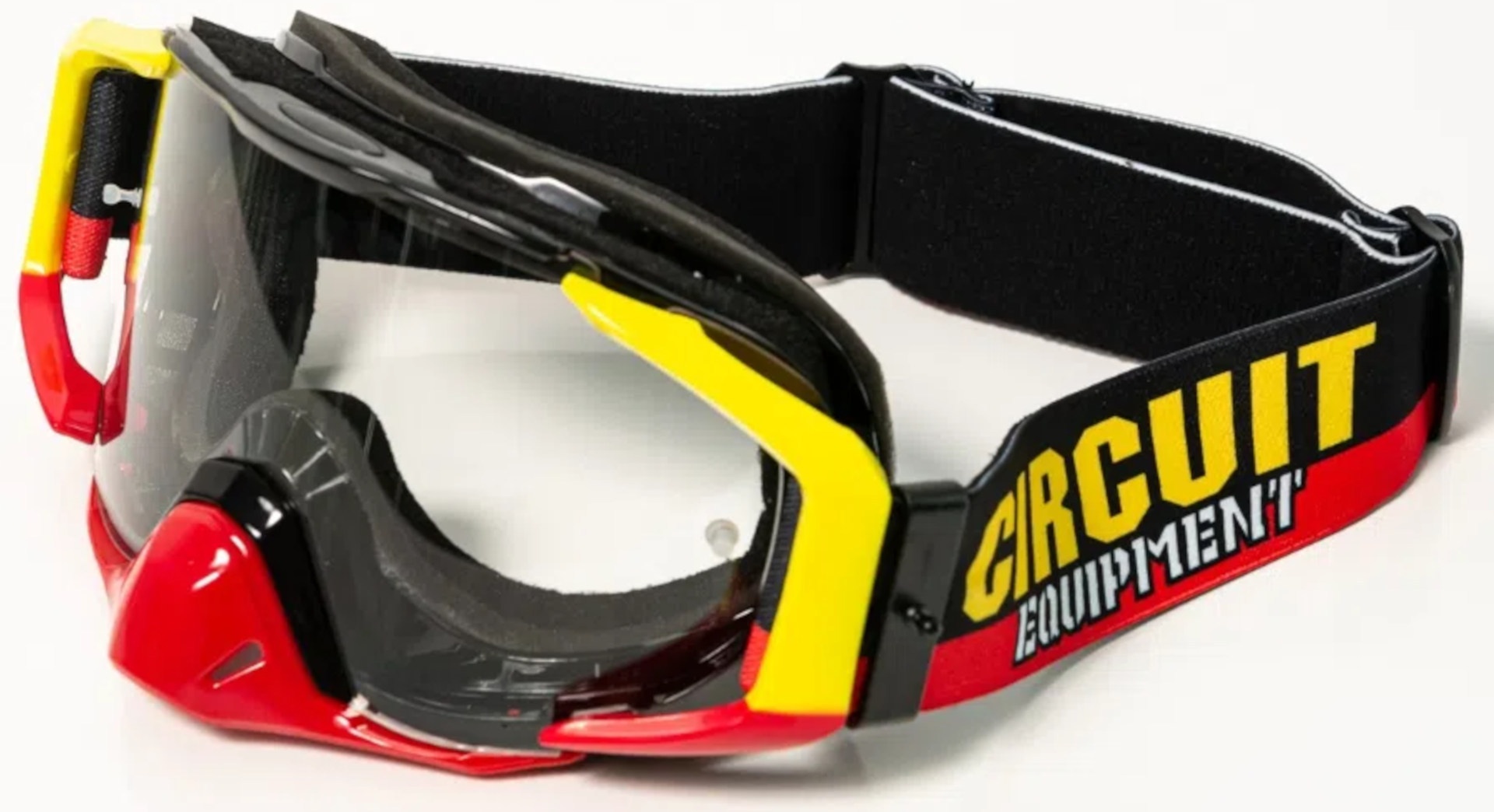 Circuit Equipment Quantum-N Motocross Brille, rot-gelb für Männer