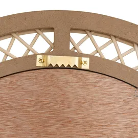 Atmosphera - Bogenspiegel Anahi Rattan braun 87x47cm