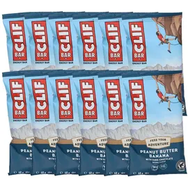 Clif Bar Peanut Butter Banana with Dark Chocolate Riegel 12 x 68 g