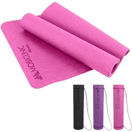 Mobiclinic Mobiclinic, Yogamatte, Inklusive trageriemen, 6mm dicke, Europäische marke, Rutschfest, Abwaschbar, Wasserdicht, Ökologisch, Fitness, Sport, 181x61x0, 6 cm, Flexibel, Tpe, Farbe rosa