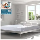 Matratzenschoner 180x200 cm Matratzenauflage - Wasserdicht, Atmungsaktiv & Hypoallergen Montegoni, 180x200cm 100% wasserabweisend, allergikergeeignet, atmungsaktiv weiß