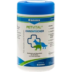 Petvital Feuchttücher f.Ohren vet. 120 St