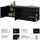 OTTO home Modo 200 x 68 x 34,5 cm Schwarz / Eiche Mauvella
