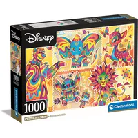 CLEMENTONI Puzzle 1000 Teile Disney Collection Compact